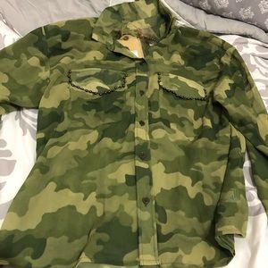 Camo blouse